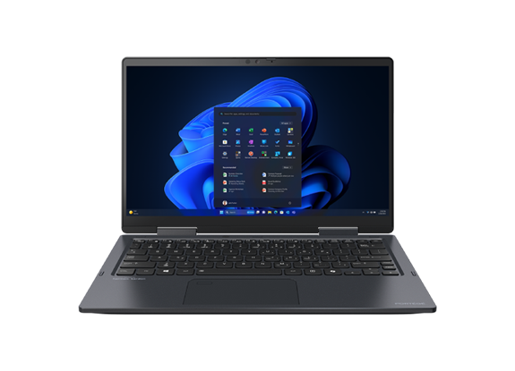 Laptop with Windows 11 display