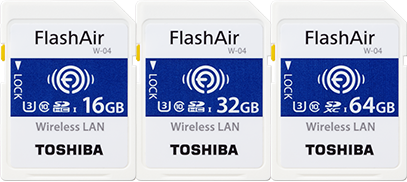 【未使用】東芝 FlashAir W-04（64GB）