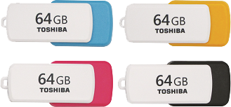 Toshiba Mini 360 Duo Flash Drive - Stylish and Compact Design