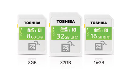 Toshiba NFC SD Card - World’s First SD card with NFC built-in