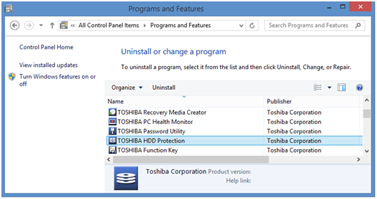 To determine whether your PC has 'HDD protection' Windows 8.1